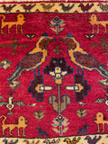 24501-Ghashgai Hand-Knotted/Handmade Persian Rug/Carpet Tribal / Nomadic Authentic/Size: 1'8" x 2'0"