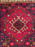24484-Ghashgai Hand-Knotted/Handmade Persian Rug/Carpet Tribal/ Nomadic Authentic/Size: 1'11" x 1'10"