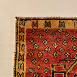 24524-Ghashgai Hand-Knotted/Handmade Persian Rug/Carpet Tribal/ Nomadic Authentic/Size: 2'0" x 2'0"