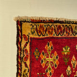 24443-Ghashgai Hand-Knotted/Handmade Persian Rug/Carpet Tribal/Nomadic Authentic/Size: 2'0" x 2'2"
