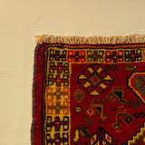 24414-Ghashgai Hand-Knotted/Handmade Persian Rug/Carpet Tribal /Nomadic Authentic/Size: 1'8" x 2'0"