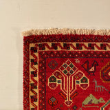 24486-Ghashgai Hand-Knotted/Handmade Persian Rug/Carpet Tribal/ Nomadic Authentic/Size: 2'4" x 2'2"