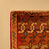 24490-Ghashgai Hand-Knotted/Handmade Persian Rug/Carpet Tribal/ Nomadic /Authentic/Size: 1'8" x 1'9"