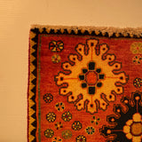 24461-Ghashgai Hand-Knotted/Handmade Persian Rug/Carpet Tribal /Nomadic Authentic/Size: 1'8" x 1'11"