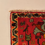 24451-Ghashgai Hand-Knotted/Handmade Persian Rug/Carpet Tribal / Nomadic Authentic/Size: 1'10" x 1'10"