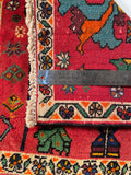 24451-Ghashgai Hand-Knotted/Handmade Persian Rug/Carpet Tribal / Nomadic Authentic/Size: 1'10" x 1'10"