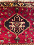 24454-Ghashgai Hand-Knotted/Handmade Persian Rug/Carpet Tribal/ Nomadic Authentic/Size: 1'8" x 2'0"