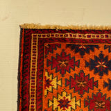 24455-Ghashgai Hand-Knotted/Handmade Persian Rug/Carpet Tribal/ Nomadic  Authentic/Size: 1'10" x 1'11"