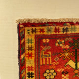 24460-Ghashgai Hand-Knotted/Handmade Persian Rug/Carpet Tribal/ Nomadic Authentic/Size: 2'2" x 2'3"