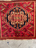 24479-Ghashgai Hand-Knotted/Handmade Persian Rug/Carpet Tribal/ Nomadic Authentic/Size: 1'8" x 1'10"