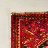 24479-Ghashgai Hand-Knotted/Handmade Persian Rug/Carpet Tribal/ Nomadic Authentic/Size: 1'8" x 1'10"