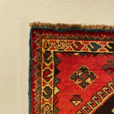 24458-Ghashgai Hand-Knotted/Handmade Persian Rug/Carpet Tribal/ Nomadic Authentic/Size: 1'11" x 2'0"