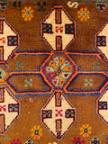 24393-Ghashgai Hand-Knotted/Handmade Persian Rug/Carpet Tribal/ Nomadic Authentic/Size: 1'7" x 1'11"