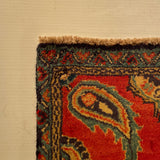 24404 - Sarough Handmade/Hand-Knotted Persian Rug/Traditional Carpet Authentic/Size: 1'8" x 1'8"