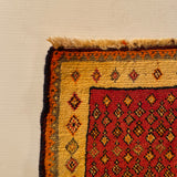 24395-Ghashgai Hand-Knotted/Handmade Persian Rug/Carpet Tribal/ Nomadic Authentic/Size: 1'6" x 2'0"