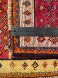 24395-Ghashgai Hand-Knotted/Handmade Persian Rug/Carpet Tribal/ Nomadic Authentic/Size: 1'6" x 2'0"