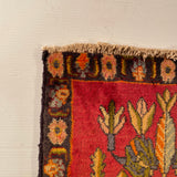 24415-Ghashgai Hand-Knotted/Handmade Persian Rug/Carpet Tribal/ Nomadic Authentic/Size: 1'8" x 1'10"