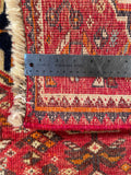 24478-Ghashgai Hand-Knotted/Handmade Persian Rug/Carpet Tribal/ Nomadic Authentic/Size: 1'8" x 1'10"