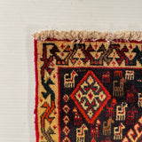 24496-Ghashgai Hand-Knotted/Handmade Persian Rug/Carpet Tribal/ Nomadic Authentic/Size: 1'9" x 1'10"