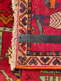 24515-Ghashgai Hand-Knotted/Handmade Persian Rug/Carpet Tribal/ Nomadic Authentic/Size: 2'0" x 2'0"