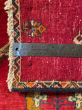 24492-Ghashgai Hand-Knotted/Handmade Persian Rug/Carpet Tribal/ Nomadic Authentic/Size: 1'10" x 2'0"
