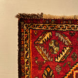24397-Ghashgai Hand-Knotted/Handmade Persian Rug/Carpet Tribal/ Nomadic Authentic/Size: 1'10" x 2'0"