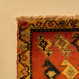 24508-Ghashgai Hand-Knotted/Handmade Persian Rug/Carpet Tribal/ Nomadic Authentic/Size: 2'0" x 2'1"