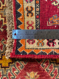 24509-Ghashgai Hand-Knotted/Handmade Persian Rug/Carpet Tribal/ Nomadic Authentic/Size: 1'9" x 1'11"
