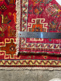 24497-Ghashgai Hand-Knotted/Handmade Persian Rug/Carpet Tribal/ Nomadic Authentic/Size: 1'9" x 2'2"
