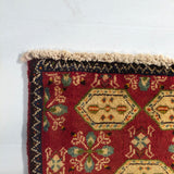 24408-Ghashgai Hand-Knotted/Handmade Persian Rug/Carpet Tribal Authentic/Size: 1'11" x 1'8"