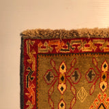 24409-Ghashgai Hand-Knotted/Handmade Persian Rug/Carpet Tribal Authentic/Size: 1'9" x 1'9"