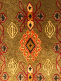 24411-Ghashgai Hand-Knotted/Handmade Persian Rug/Carpet Tribal/ Authentic/Size: 1'8" x 1'9"
