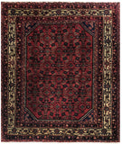 24307-Hamadan Hand-Knotted/Handmade Persian Rug/Carpet Tribal Authentic/ Size: 6'9" x 4'9"