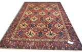 20354 - Bakhtiar Hand-Knotted/Handmade Persian Rug/Carpet Traditional Authentic/ Size :10'1" x 6'8"/ 307cm x 203cm