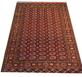 16600-Royal Khal Mohammad Hand-Knotted/Handmade Afghan Rug/Carpet Tribal/Nomadic Authentic/ Size: 9'0" x 6'6"/ 274cm x 198cm