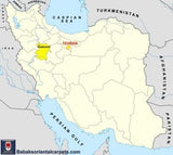 26715-Hamadan Hand-Knotted/Handmade Persian Rug/Carpet Tribal/Nomadic Authentic/ Size: 10'4" x 6'6"/315cm x 198cm