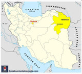 25624-Mashad Hand-Knotted/Handmade Persian Rug/Carpet Traditional Authentic/ Size: 9'10" x 6'8"/300cm x 203cm