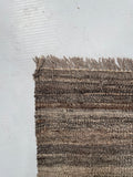 24043 - Kelim Hand-Woven/Flat-Weaved/Afghan Kelim/Carpet Modern/Nomadic Authentic/Size: 9'8" x 6'8"