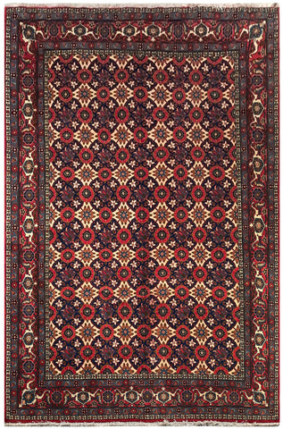 23890-Kashan Hand-Knotted/Handmade Persian Rug/Carpet Traditional/Authentic/Size: 10'4" x 6'9"