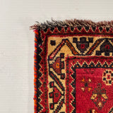 24398-Ghashgai Hand-Knotted/Handmade Persian Rug/Carpet Tribal / Nomadic Authentic/ Size: 1'9" x 1'9"