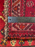 24398-Ghashgai Hand-Knotted/Handmade Persian Rug/Carpet Tribal / Nomadic Authentic/ Size: 1'9" x 1'9"