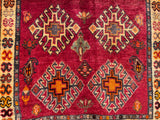24500-Ghashgai Hand-Knotted/Handmade Persian Rug/Carpet Tribal/ Nomadic Authentic/Size: 1'10" x 1'11"