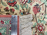 27098-Ghom Hand-knotted/Handmade Persian Rug/Carpet Traditional Authentic/ Size: 7'0" x 4'6"