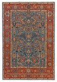 27658- Royal Heriz Hand-Knotted/Handmade Afghan Rug/Carpet Traditional/Authentic/Size:   8'9" x 6'1"/267cmx 183cm