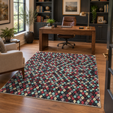 24091- Chobi Ziegler Afghan /Hand-Knotted /Contemporary/Traditional/ Size: 10'0" x 7'1"/305cm x 216cm