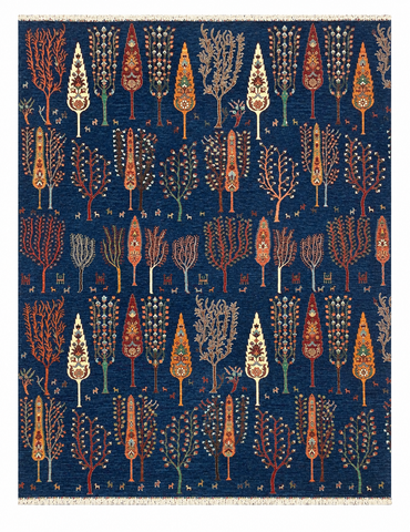 27670- Royal Chobi Ziegler Afghan Hand-Knotted Contemporary/Traditional/Size: 11'9" x 8'10"/358cmx 269cm