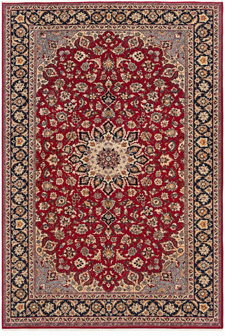 25785- Isfahan Persian Hand-Knotted Authentic/Traditional Carpet/wool pile/cotton base/Rug / Size: 10'9" x 7'0"/328cm x 213cm