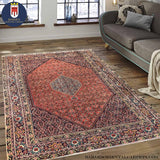 13358 - Bidjar Persian /Hand-knotted /Authentic/Traditional Carpet/ Rug/ Size: 10'3" x 6'10"