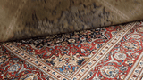 13430 - Tabriz Persian Hand-knotted Authentic/Traditional Carpet/Rug Silk-made /Size: 10'1" x 6'7"