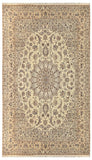 14581 - Nain Persian Hand-Knotted Authentic/Traditional Carpet/Rug/ Size: 8'6" x 5'5"